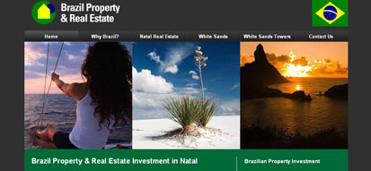 Real Estate Website Design on Brazil Property   Real Estate   Property Website Design   Seo   Our